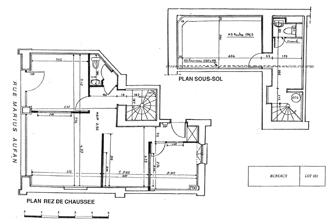 BUREAUX à vendre à Levallois-Perret – 81 m²